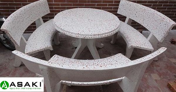 Bộ bàn ghế đá granito